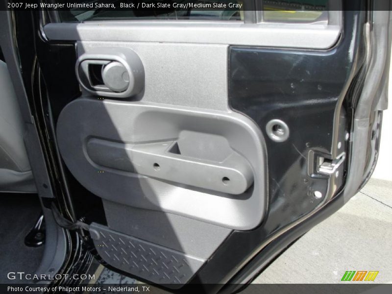 Black / Dark Slate Gray/Medium Slate Gray 2007 Jeep Wrangler Unlimited Sahara