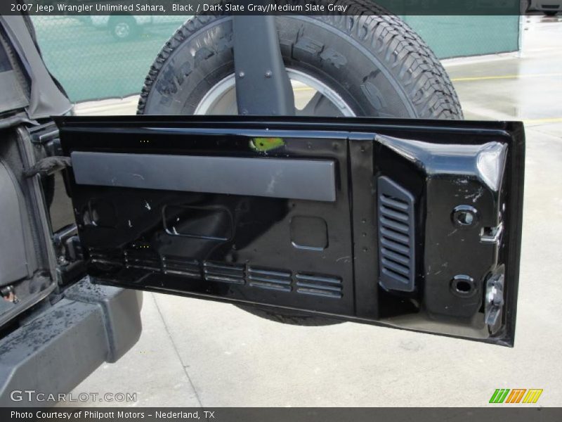 Black / Dark Slate Gray/Medium Slate Gray 2007 Jeep Wrangler Unlimited Sahara
