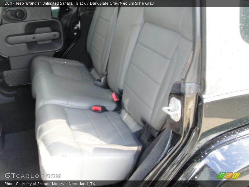 Black / Dark Slate Gray/Medium Slate Gray 2007 Jeep Wrangler Unlimited Sahara