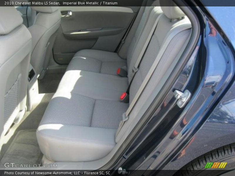Imperial Blue Metallic / Titanium 2010 Chevrolet Malibu LS Sedan