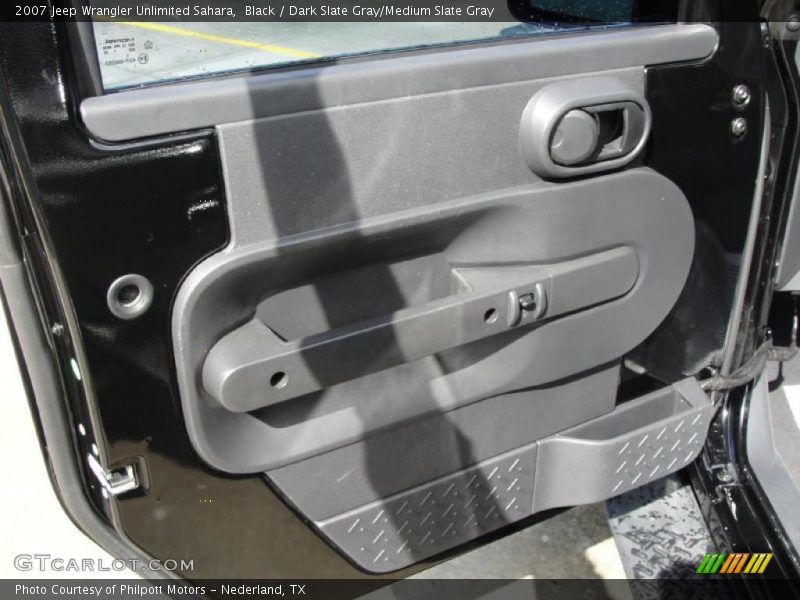 Black / Dark Slate Gray/Medium Slate Gray 2007 Jeep Wrangler Unlimited Sahara