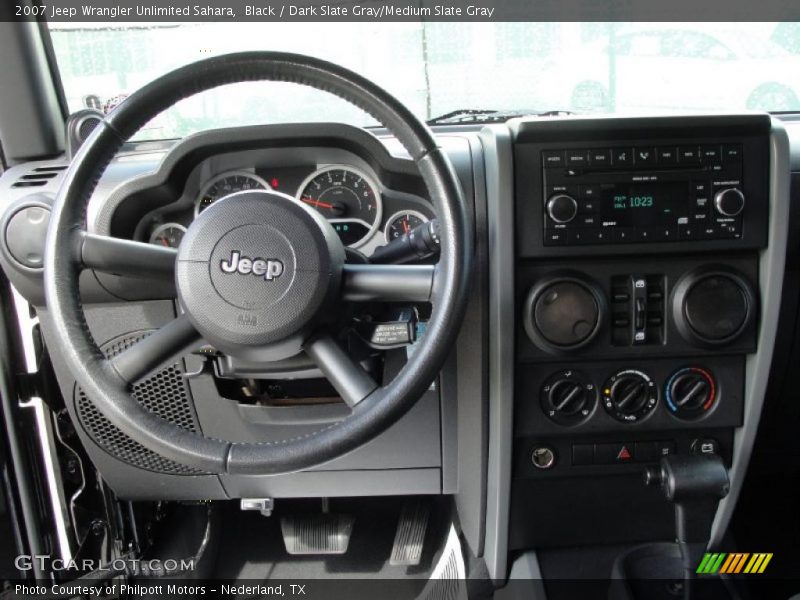 Black / Dark Slate Gray/Medium Slate Gray 2007 Jeep Wrangler Unlimited Sahara