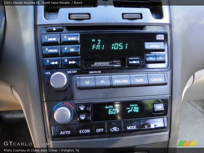 Sunlit Sand Metallic / Blond 2001 Nissan Maxima SE