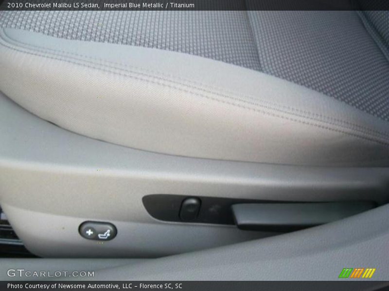 Imperial Blue Metallic / Titanium 2010 Chevrolet Malibu LS Sedan