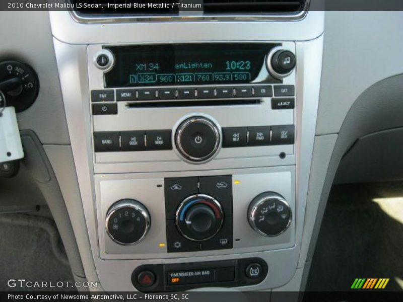Imperial Blue Metallic / Titanium 2010 Chevrolet Malibu LS Sedan
