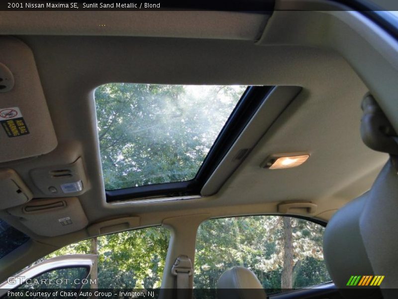 Sunlit Sand Metallic / Blond 2001 Nissan Maxima SE