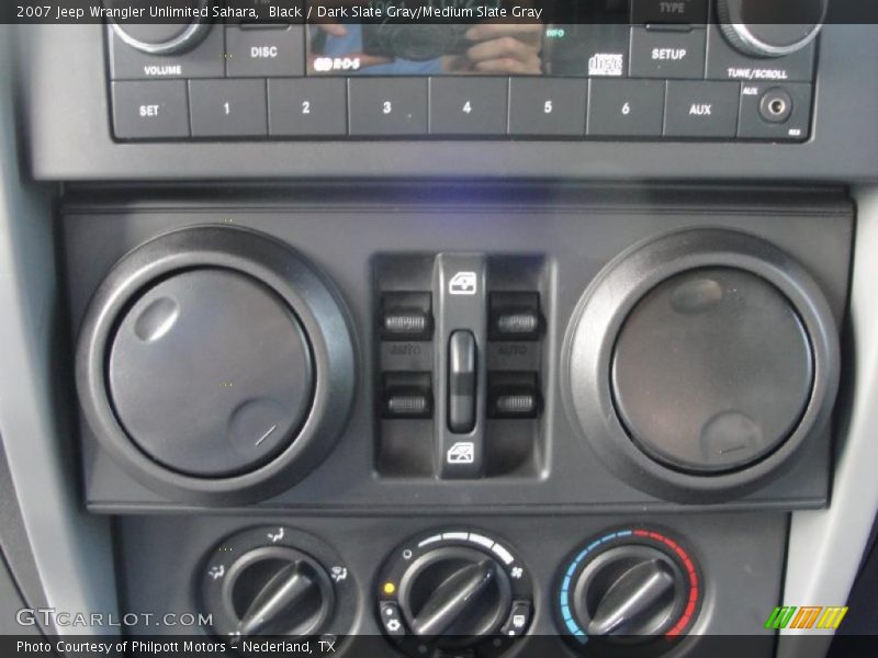 Black / Dark Slate Gray/Medium Slate Gray 2007 Jeep Wrangler Unlimited Sahara