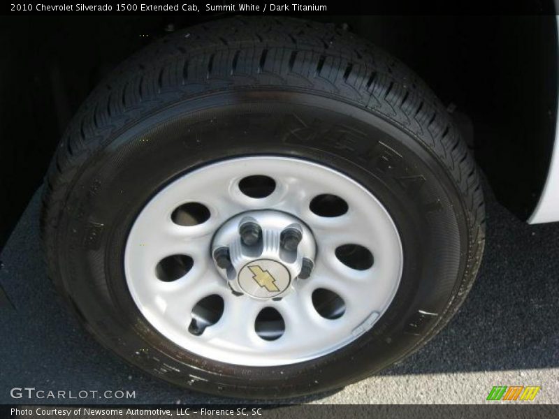 Summit White / Dark Titanium 2010 Chevrolet Silverado 1500 Extended Cab