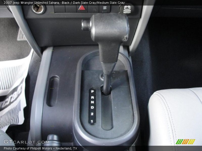Black / Dark Slate Gray/Medium Slate Gray 2007 Jeep Wrangler Unlimited Sahara