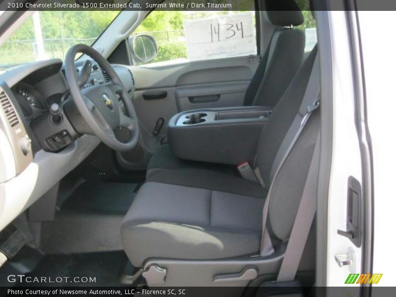 Summit White / Dark Titanium 2010 Chevrolet Silverado 1500 Extended Cab