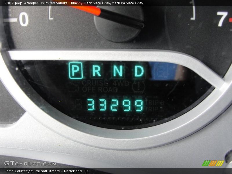 Black / Dark Slate Gray/Medium Slate Gray 2007 Jeep Wrangler Unlimited Sahara