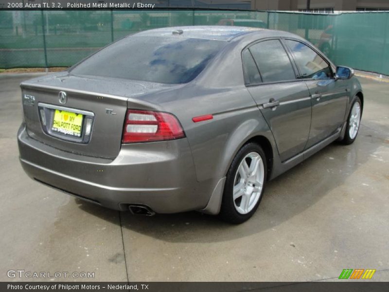 Polished Metal Metallic / Ebony 2008 Acura TL 3.2