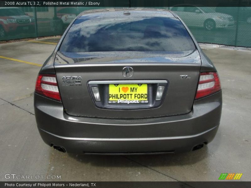 Polished Metal Metallic / Ebony 2008 Acura TL 3.2