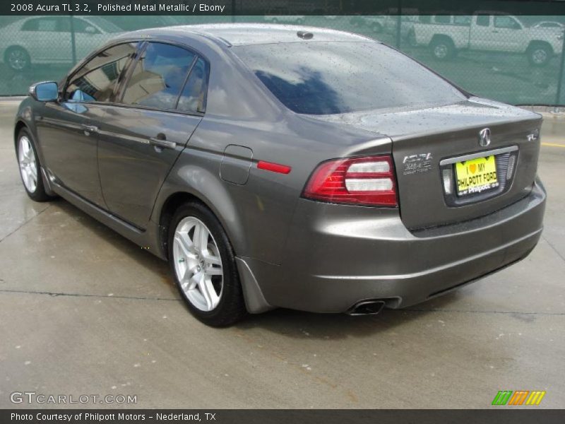 Polished Metal Metallic / Ebony 2008 Acura TL 3.2