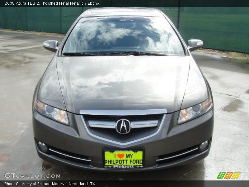 Polished Metal Metallic / Ebony 2008 Acura TL 3.2