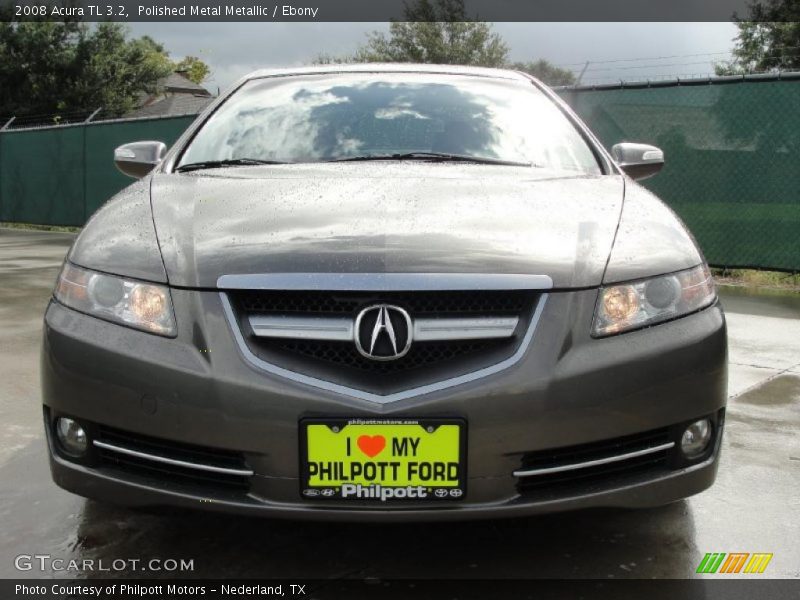 Polished Metal Metallic / Ebony 2008 Acura TL 3.2