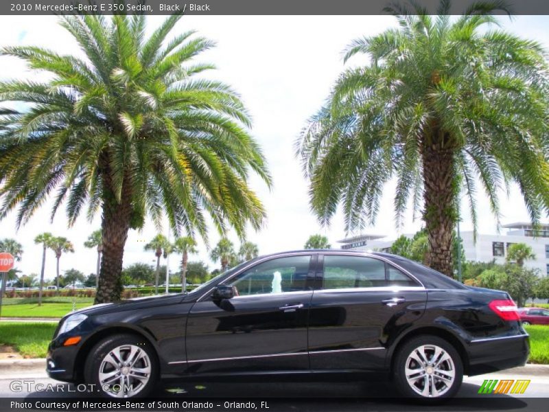 Black / Black 2010 Mercedes-Benz E 350 Sedan