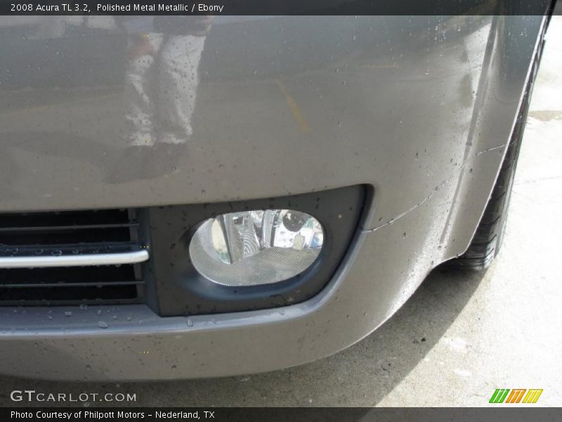 Polished Metal Metallic / Ebony 2008 Acura TL 3.2