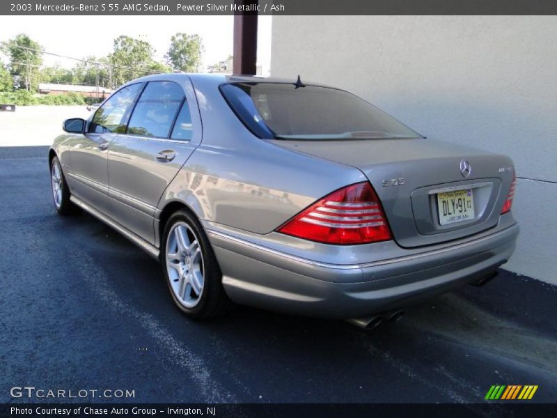 Pewter Silver Metallic / Ash 2003 Mercedes-Benz S 55 AMG Sedan