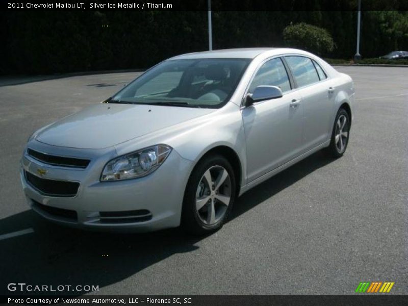 Silver Ice Metallic / Titanium 2011 Chevrolet Malibu LT