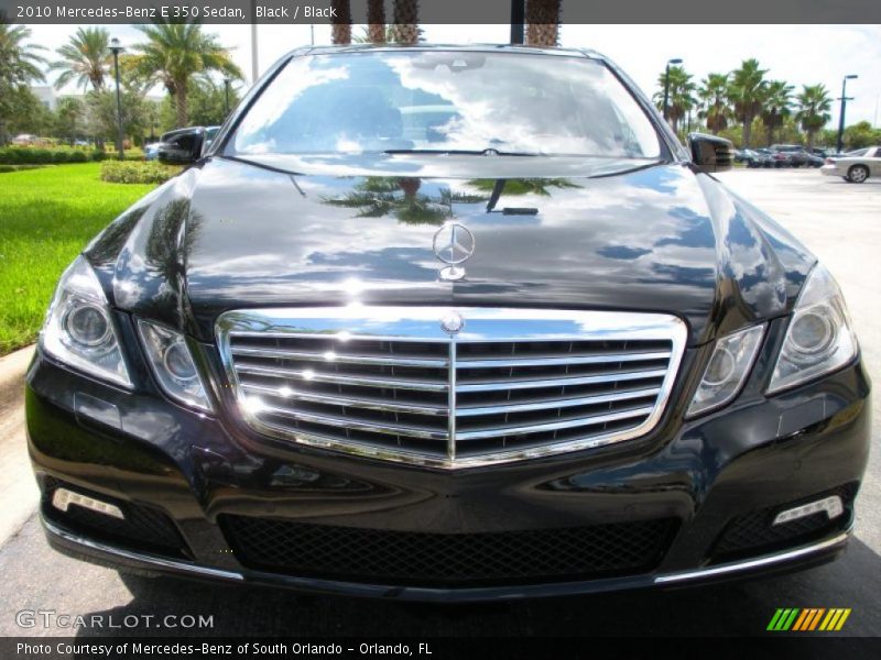 Black / Black 2010 Mercedes-Benz E 350 Sedan