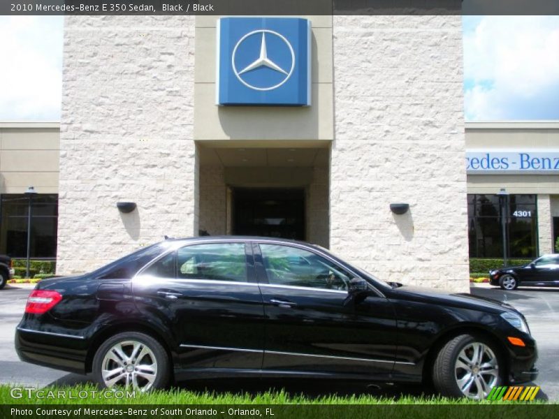 Black / Black 2010 Mercedes-Benz E 350 Sedan