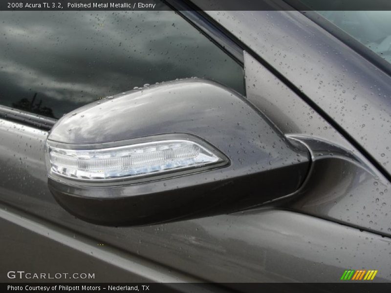 Polished Metal Metallic / Ebony 2008 Acura TL 3.2