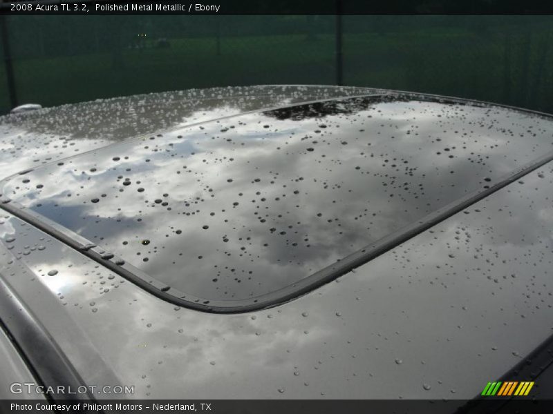 Polished Metal Metallic / Ebony 2008 Acura TL 3.2