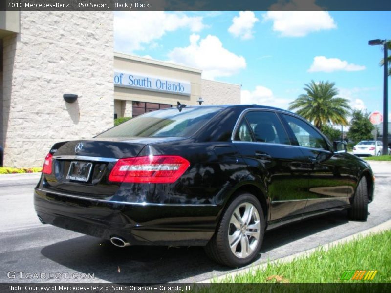 Black / Black 2010 Mercedes-Benz E 350 Sedan