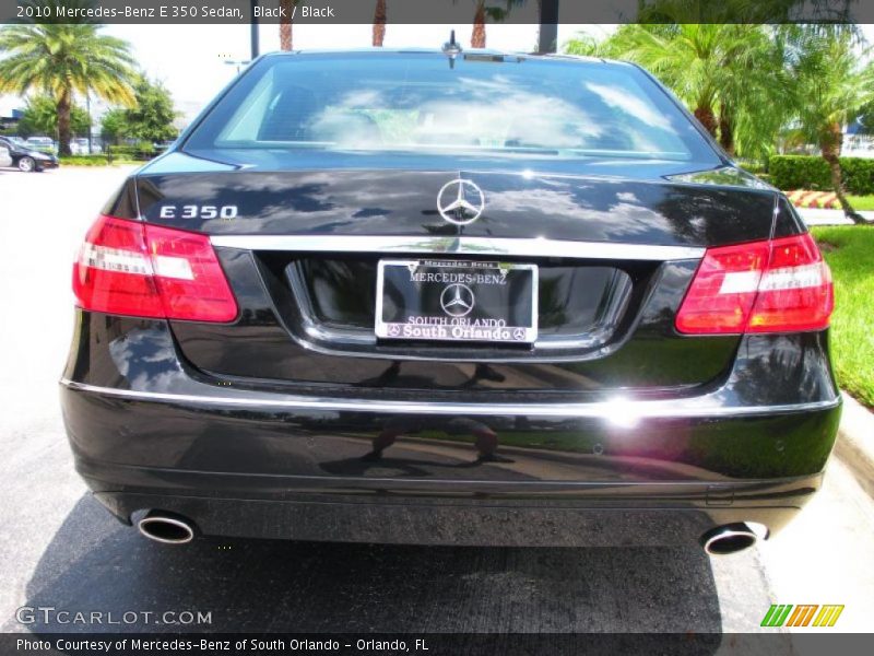 Black / Black 2010 Mercedes-Benz E 350 Sedan