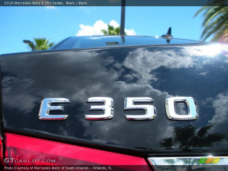 Black / Black 2010 Mercedes-Benz E 350 Sedan