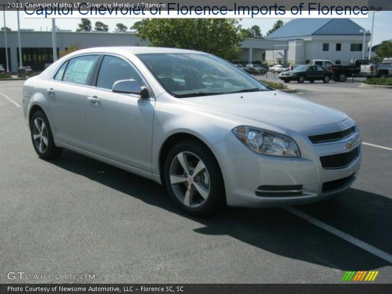 Silver Ice Metallic / Titanium 2011 Chevrolet Malibu LT