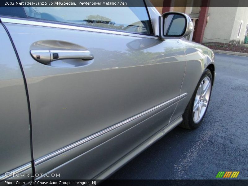 Pewter Silver Metallic / Ash 2003 Mercedes-Benz S 55 AMG Sedan