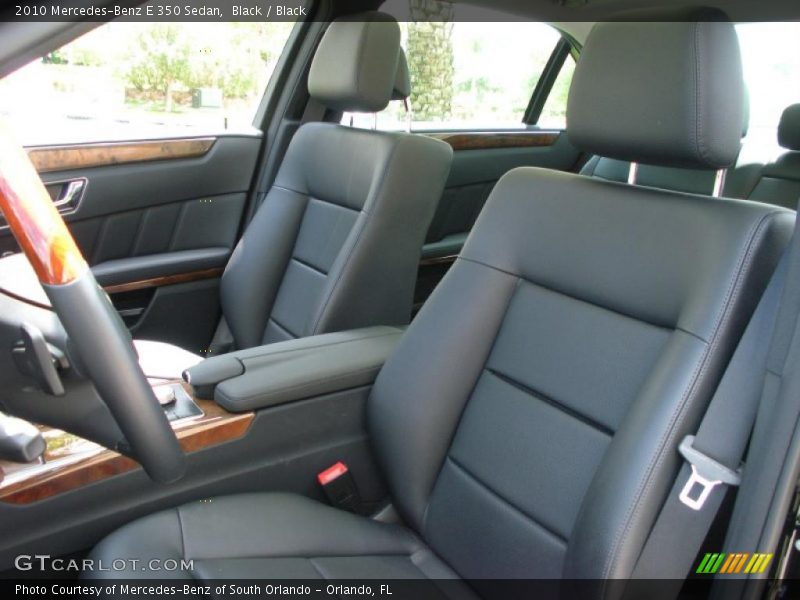Black / Black 2010 Mercedes-Benz E 350 Sedan