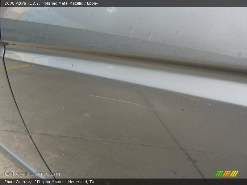 Polished Metal Metallic / Ebony 2008 Acura TL 3.2