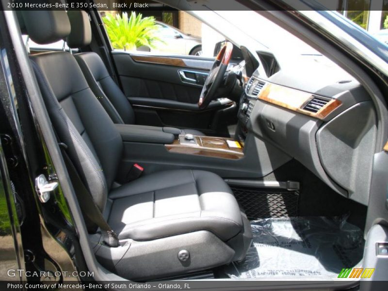 Black / Black 2010 Mercedes-Benz E 350 Sedan