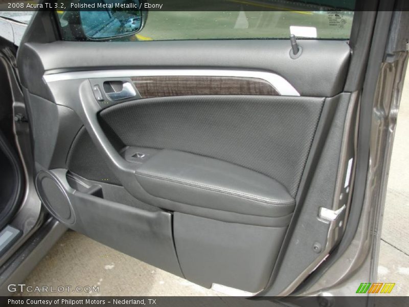 Polished Metal Metallic / Ebony 2008 Acura TL 3.2