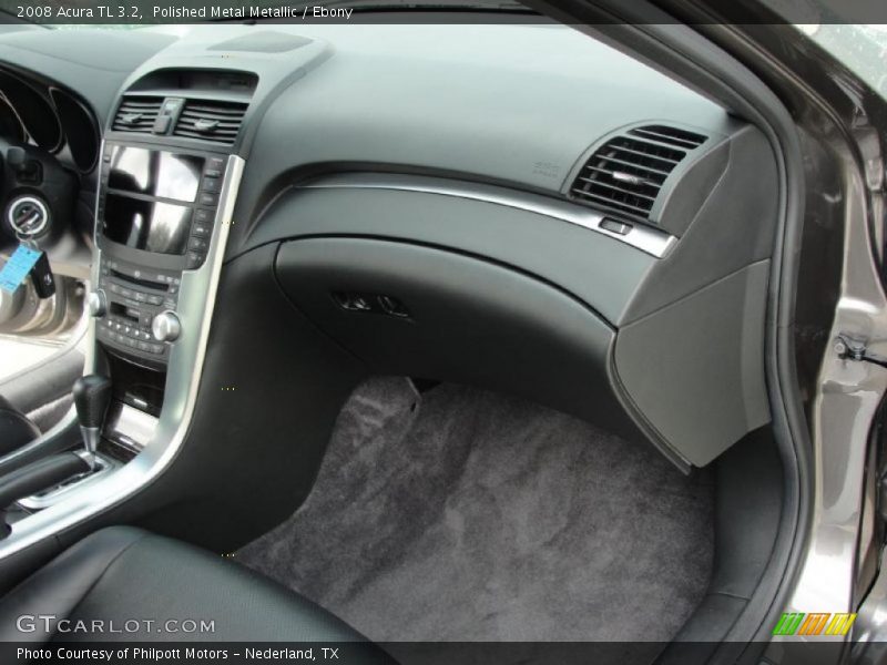 Polished Metal Metallic / Ebony 2008 Acura TL 3.2