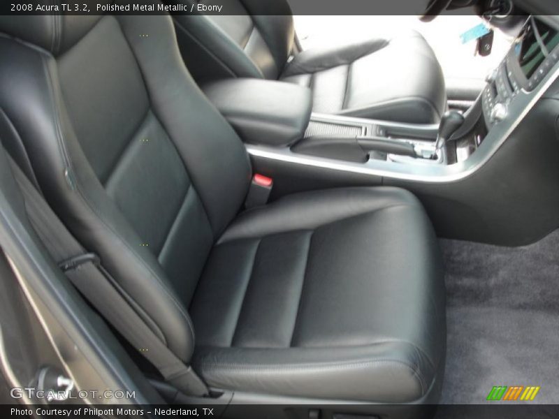 Polished Metal Metallic / Ebony 2008 Acura TL 3.2