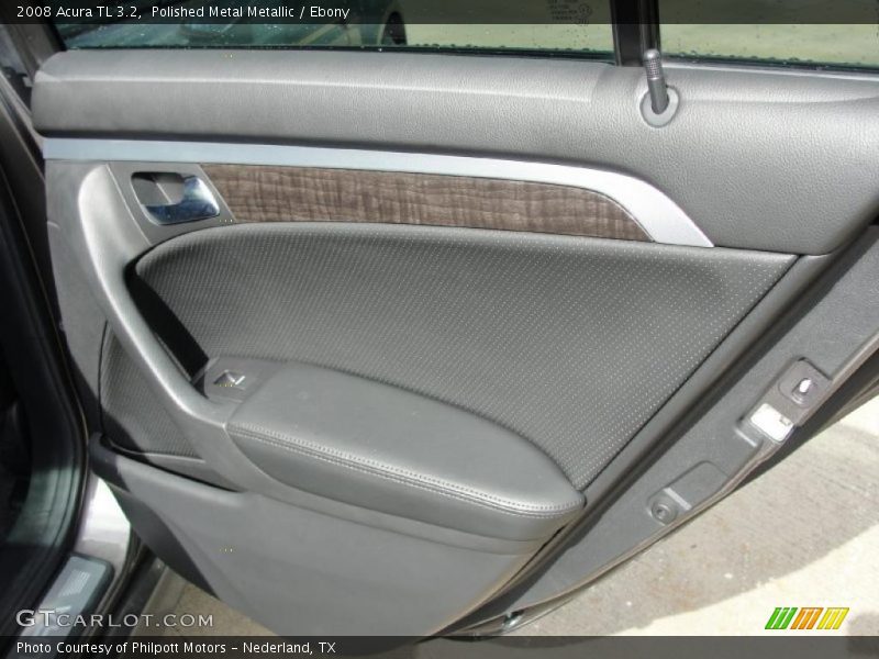 Polished Metal Metallic / Ebony 2008 Acura TL 3.2