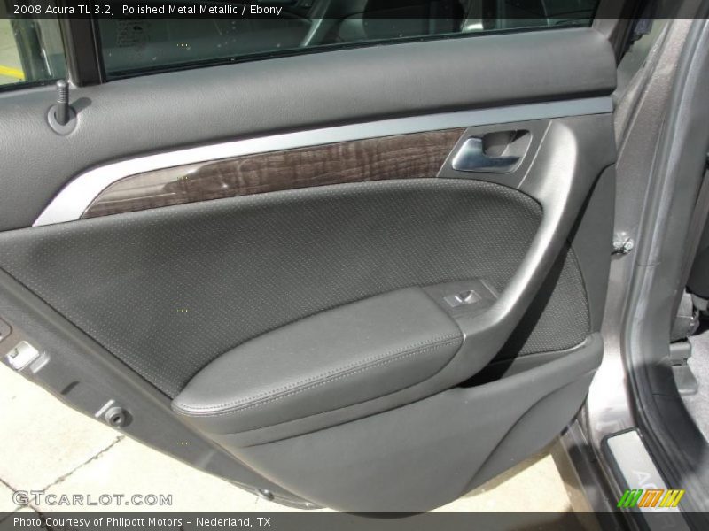 Polished Metal Metallic / Ebony 2008 Acura TL 3.2