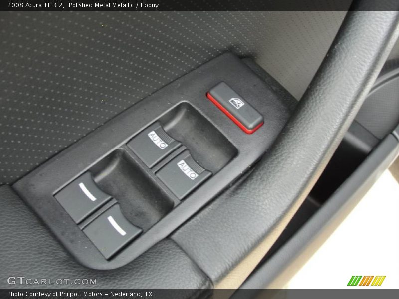 Polished Metal Metallic / Ebony 2008 Acura TL 3.2
