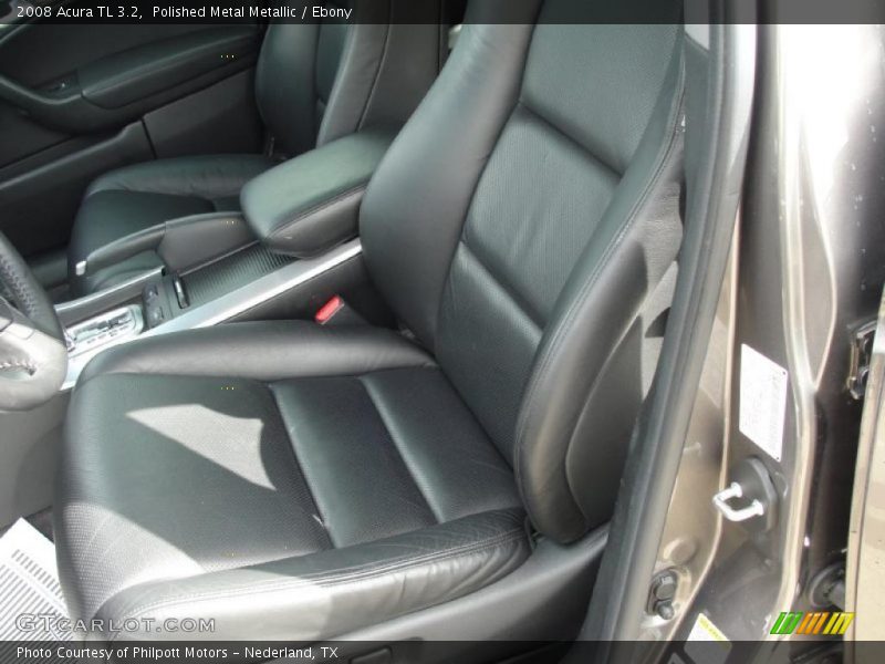 Polished Metal Metallic / Ebony 2008 Acura TL 3.2