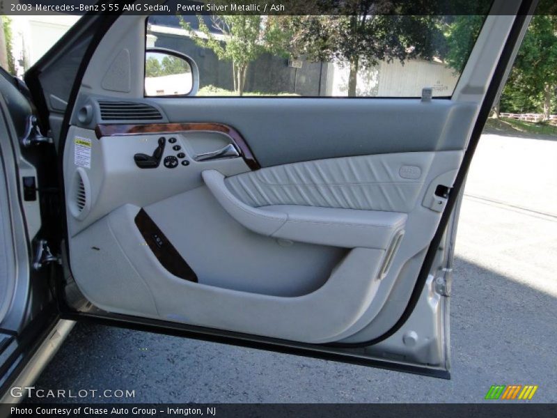 Pewter Silver Metallic / Ash 2003 Mercedes-Benz S 55 AMG Sedan