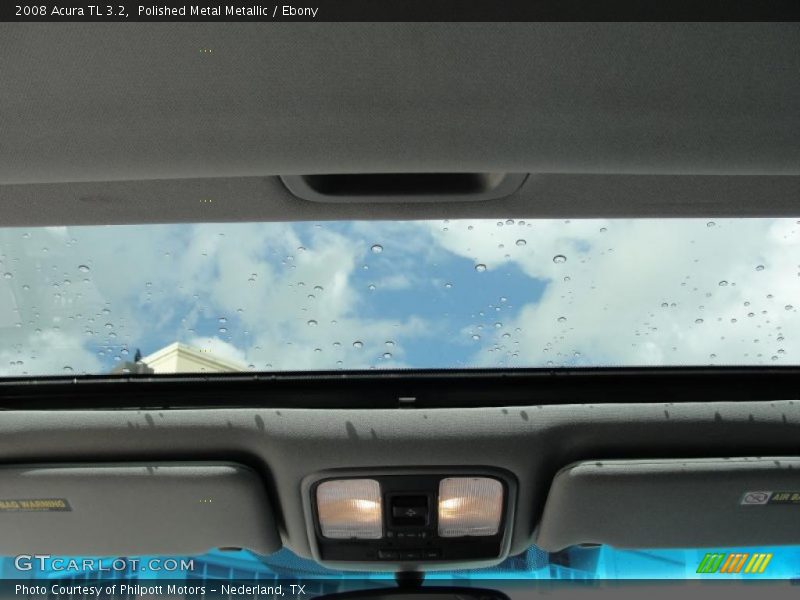 Polished Metal Metallic / Ebony 2008 Acura TL 3.2
