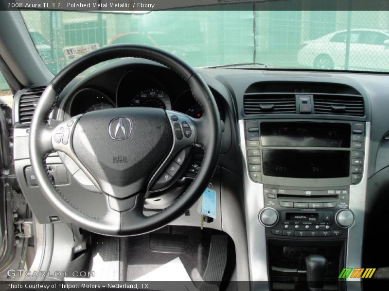 Polished Metal Metallic / Ebony 2008 Acura TL 3.2