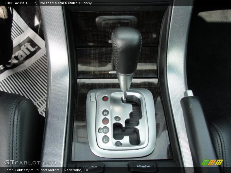 Polished Metal Metallic / Ebony 2008 Acura TL 3.2