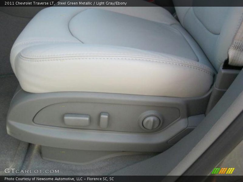 Steel Green Metallic / Light Gray/Ebony 2011 Chevrolet Traverse LT