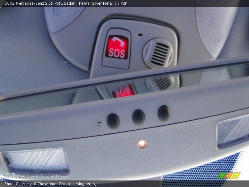 Pewter Silver Metallic / Ash 2003 Mercedes-Benz S 55 AMG Sedan