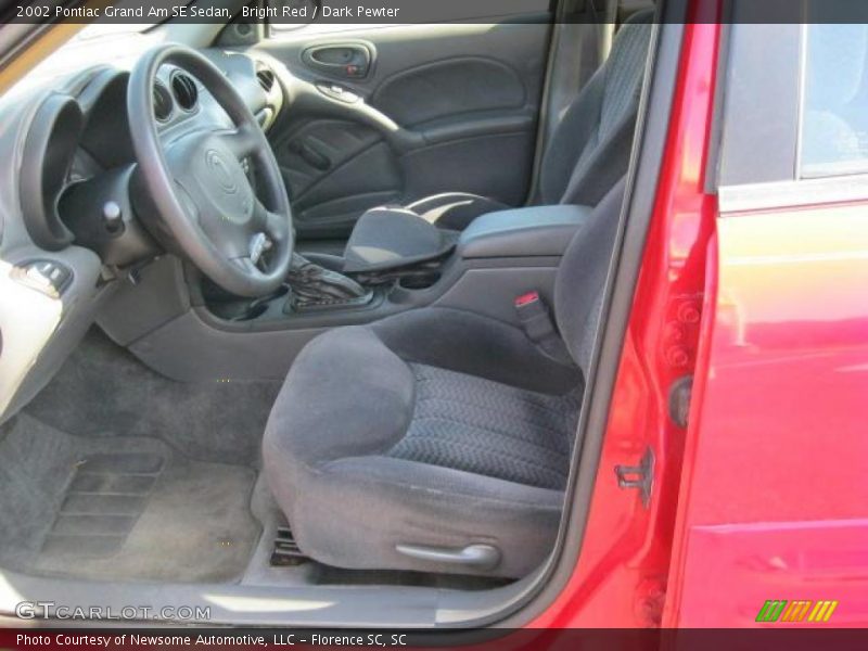Bright Red / Dark Pewter 2002 Pontiac Grand Am SE Sedan